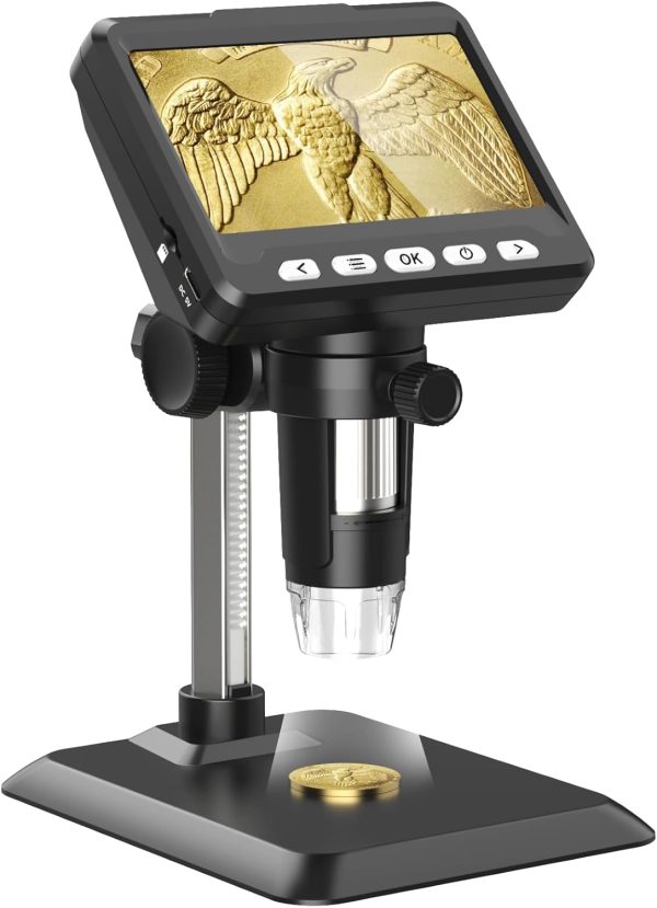 Microscope, LCD Digital Coin Microscope 1000x