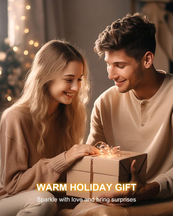 Candle Warmer Lamp Electric Candle Warmer with Timer Dimmable Candle Lamp Warmer with 3 Bulbs Height Adjustable Wax Melt Warmer for Bedroom Home Decor, Amber Gold - Image 7